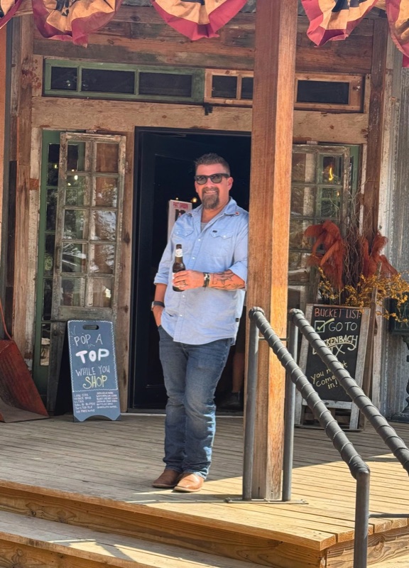 Ryan Johnson at Luckenbach, Texas